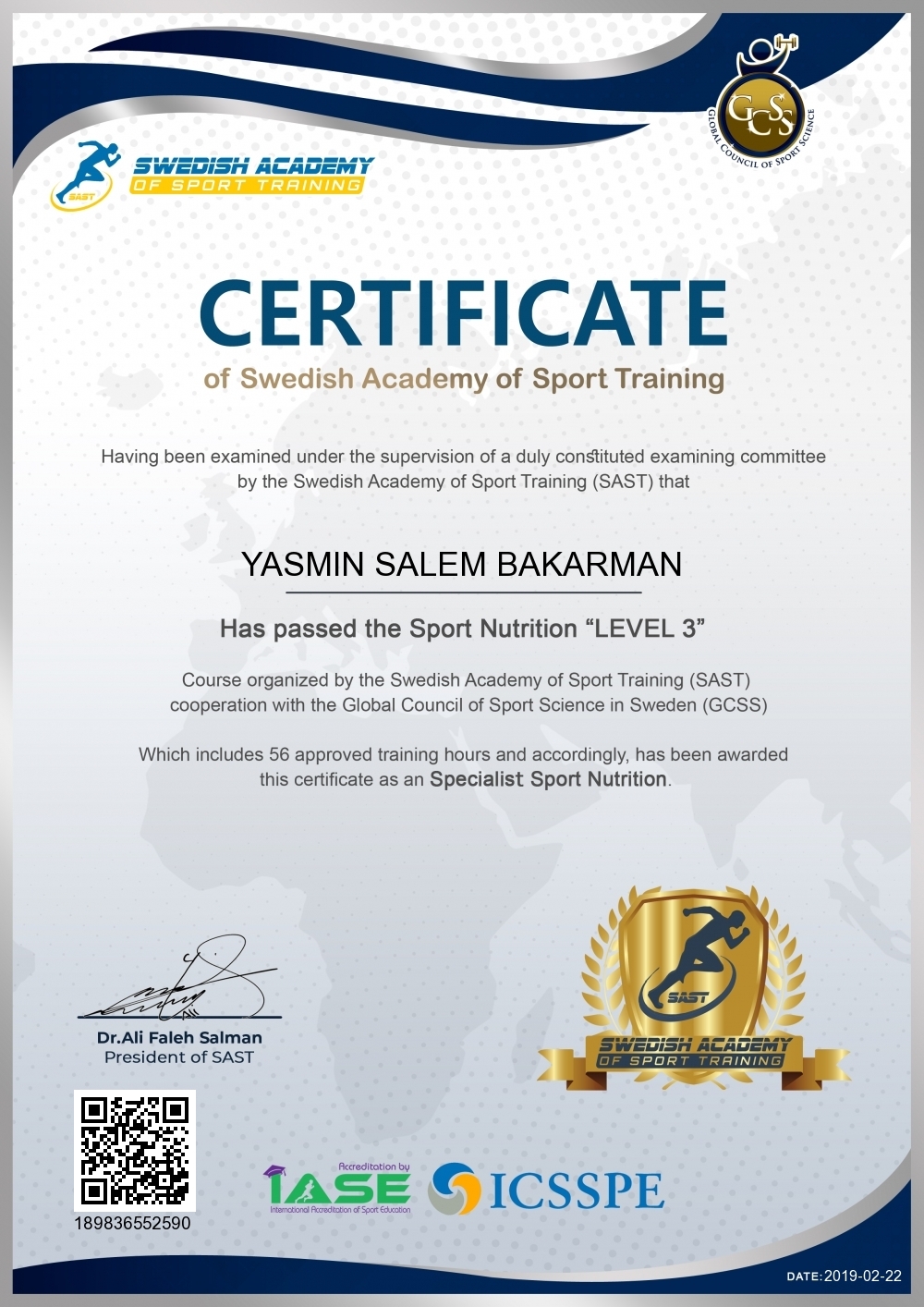 Yasmin Salem Bakarman